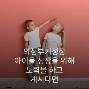 의정부키성장 아이들 성장을 위해 노력을 하고 계시다면